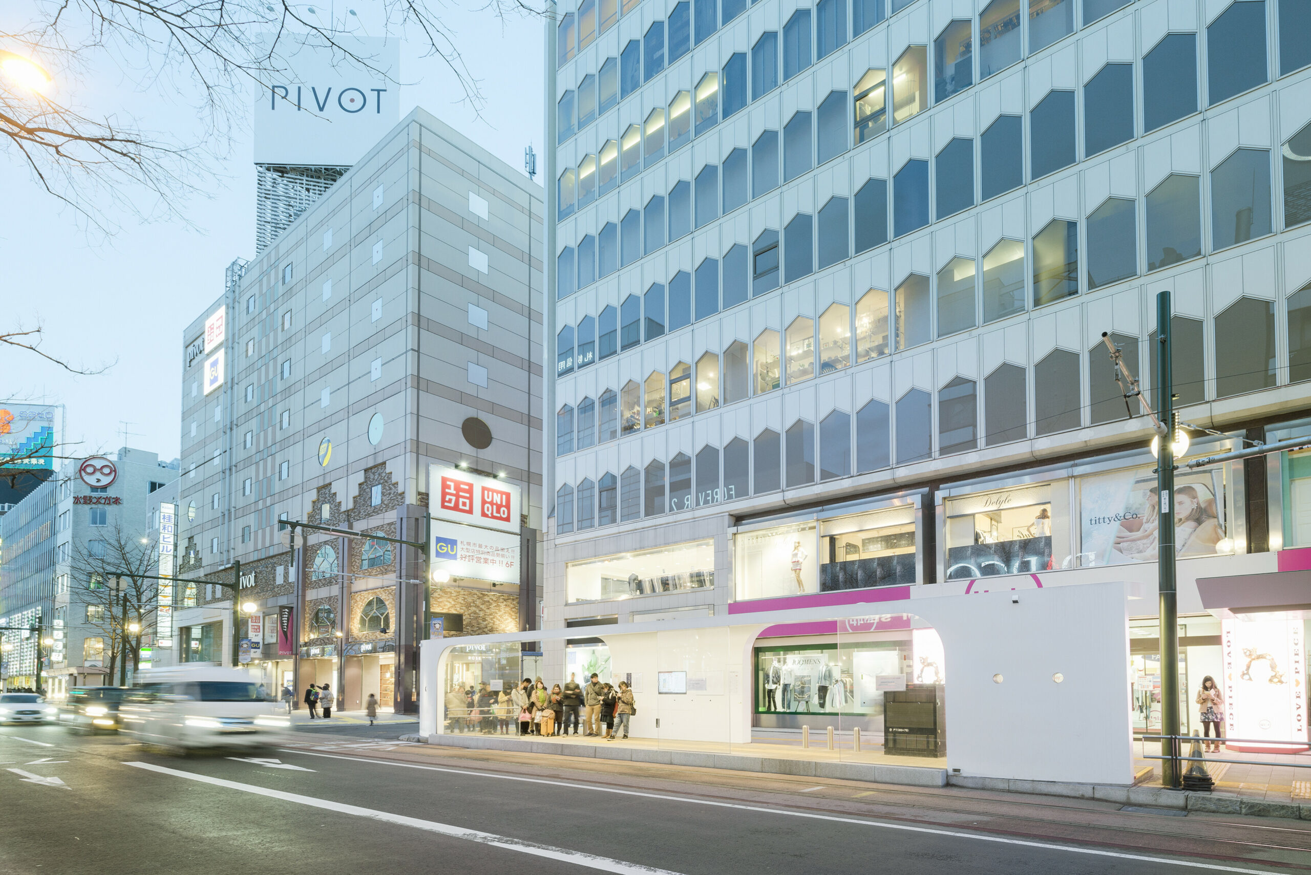 Sapporo Tram Canopies Ney Partners